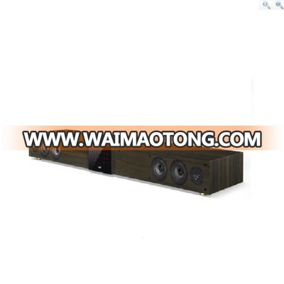 GS smart WIFI Internet TV wooden soundbar